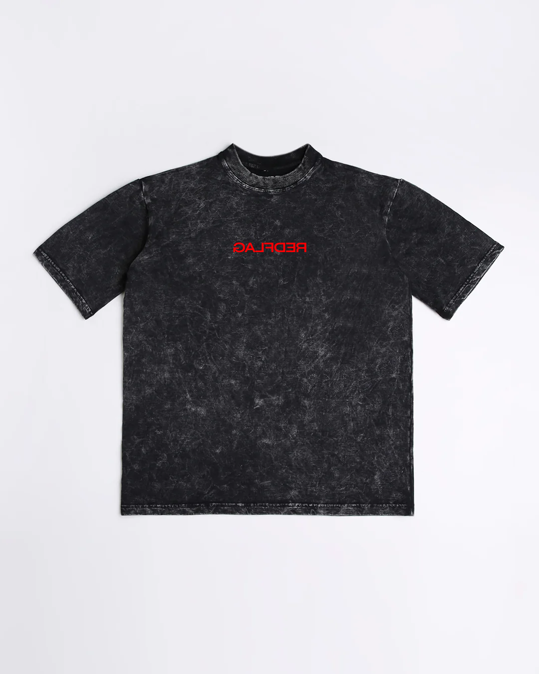 Red flag- Unisex Acid Washed Oversized Tee