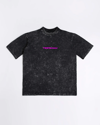 Manifest Unisex Acid Washed Oversized Tee