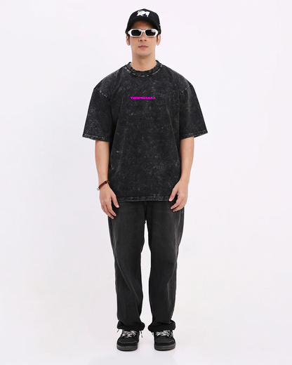Manifest Unisex Acid Washed Oversized Tee