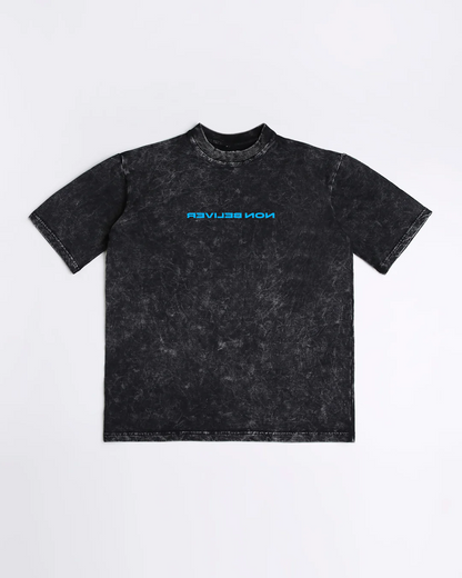 Non Believer Unisex Acid Washed Oversized Tee
